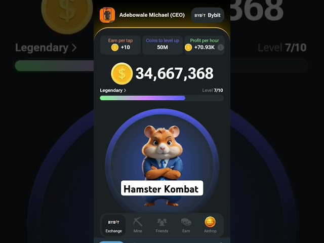 HAMSTER KOMBAT Update: How to increase your earning #hamsterkombat #trending #cryptocurrency #shorts
