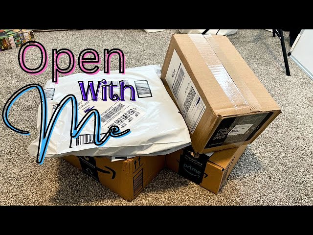 Opening Packages for Etsy Shop, ASMR, Youtube Equipment