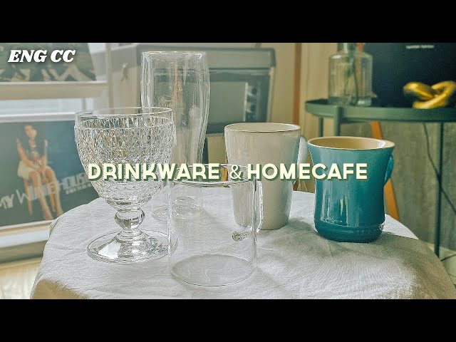 eng) kitchen vlog • My Home Cafe Essential | Cups & Drink recipes | Calm Korean Cooking Vlog