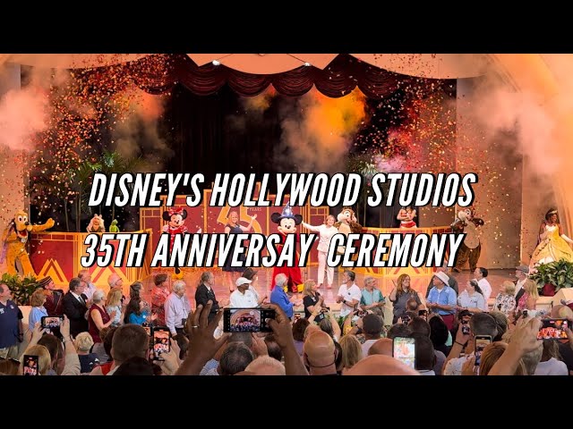 Disney's Hollywood Studios 35th Anniversary Ceremony Walt Disney World 2024