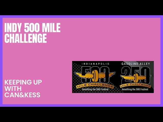 Intro to the Indy 500 Mile Challenge 2023