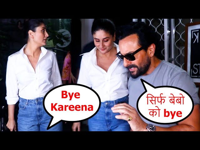 Kareena Kapoor BLUSHES On Husband Saif Ali Khan Comments Over Media