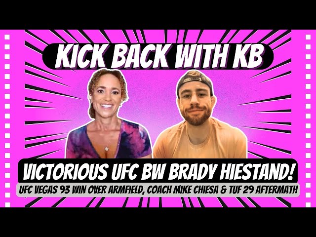 Brady Hiestand Talks UFC Vegas 93 Win Over Armfield, Being Coached By Mike Chiesa & TUF 29 Aftermath