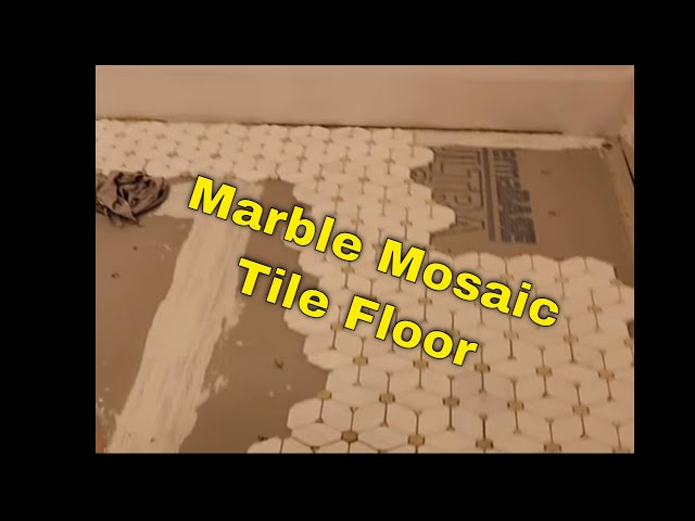 Marble Mosaic tile floor.