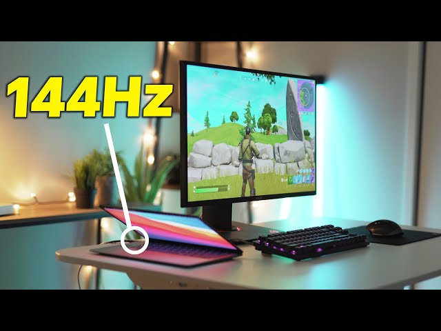 How To Get 144Hz on your M1 Mac (for Fortnite, Gaming, Productivity)