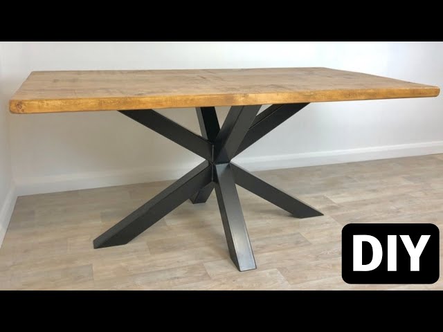 Metalworking Project | diy dining table | woodworking