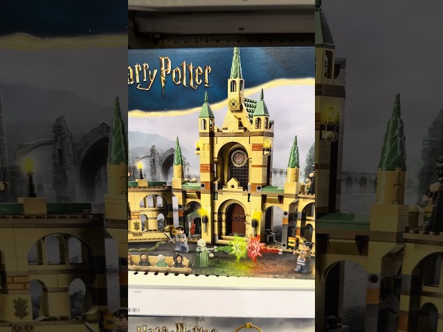 HARRY POTTER LEGO- THE BATTLE OF HOGWARTS- LINK IN COMMENTS #lego #legoaddict #harrypotter #ad