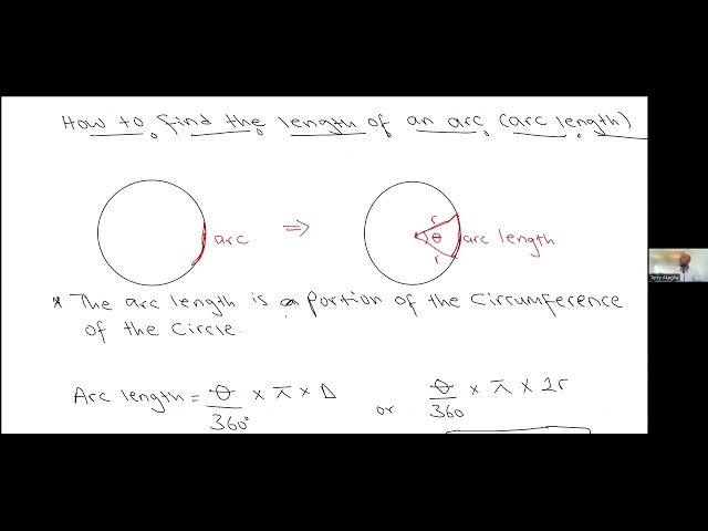 5 of 24 - How to find the length of an arc arc length