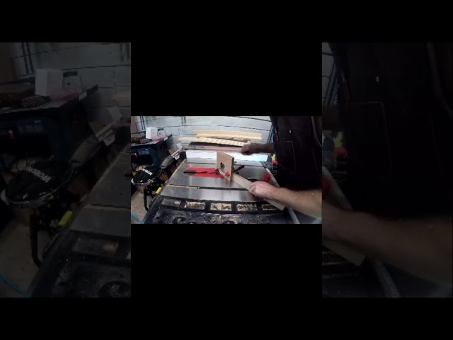 Clamp falls into Sawstop Table Saw