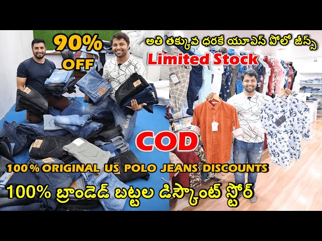 100% Original US POLO Branded Jeans Discount Sale, Branded Clothes, Jeans, Shirts Discount Offers