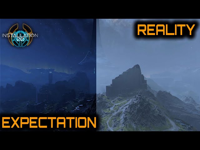 Zeta Halo at Night - Expectaton vs Reality #shorts