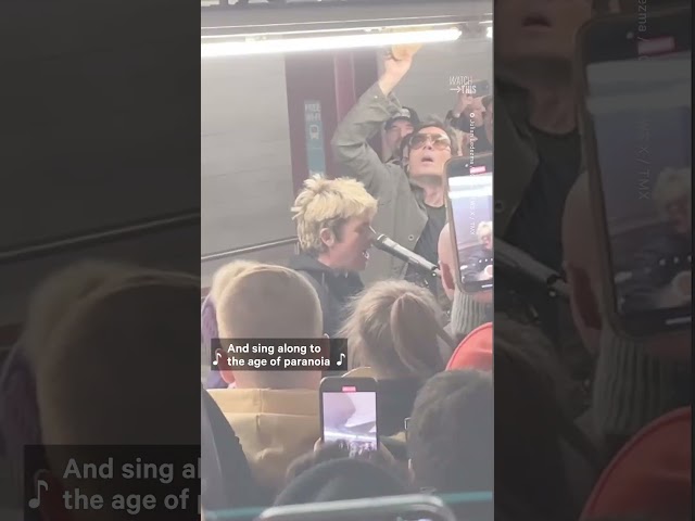 NYC Commuters Treated to a Surprise Performance by Green Day and Jimmy Fallon on Subway Platform