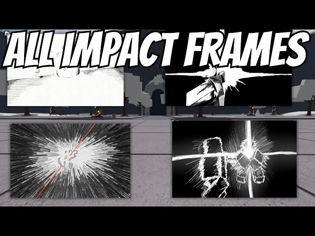 ALL IMPACT FRAMES in the GAME! - the strongest battlegrounds