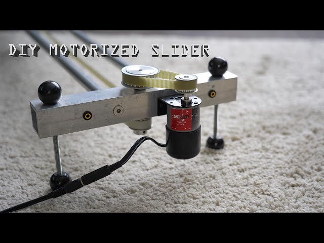 My DIY budget motorized camera slider / 6 years old