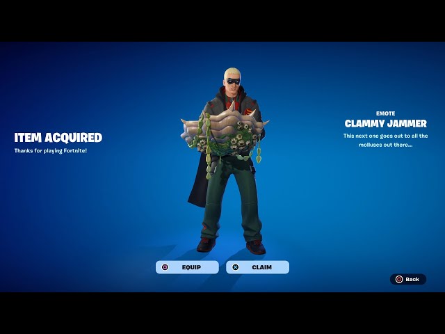 How To Get Clammy Jammer Emote NOW FREE in Fortnite! (Free Clammy Jammer Emote)