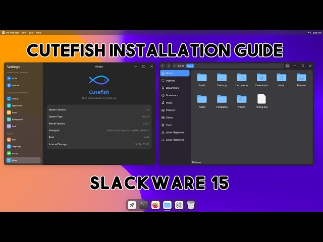 CuteFish Installation Guide - make a better experience Linux desktop OS