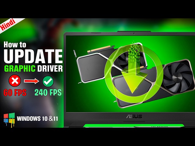 Learn how to update Graphics drivers in Windows | how to update Nvidia graphics drivers. #pc #update