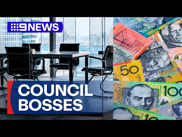 Questions asked over council executive salaries | 9 News Australia