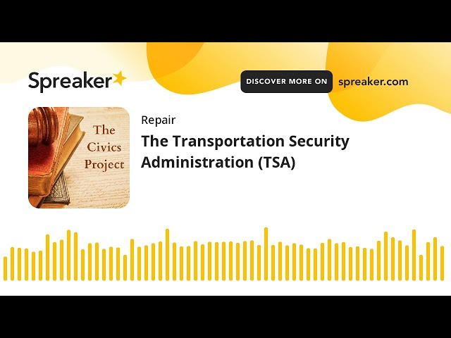 The Transportation Security Administration (TSA)