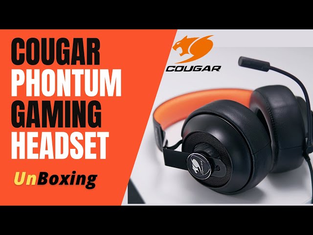 My New Cougar Phontum S Gaming Headset unboxing