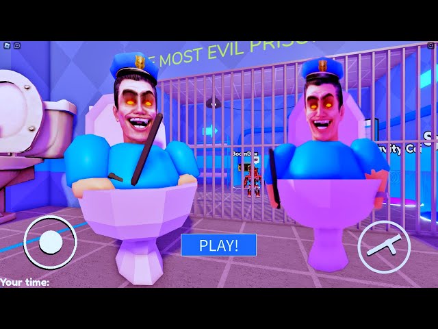 🚽 TOILET BARRY'S PRISON RUN! Obby | ALL JUMPSCARES | FULL GAMEPLAY | ROBLOX HD! #roblox