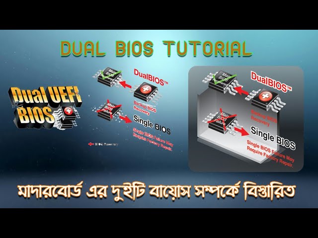 Dual Bios, Details about the two BIOS of the motherboard, in bangla.