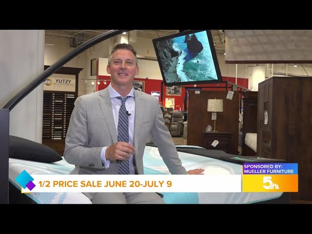 Sponsored: The 1/2 Price Sale kicks off June 20 at Mueller Furniture