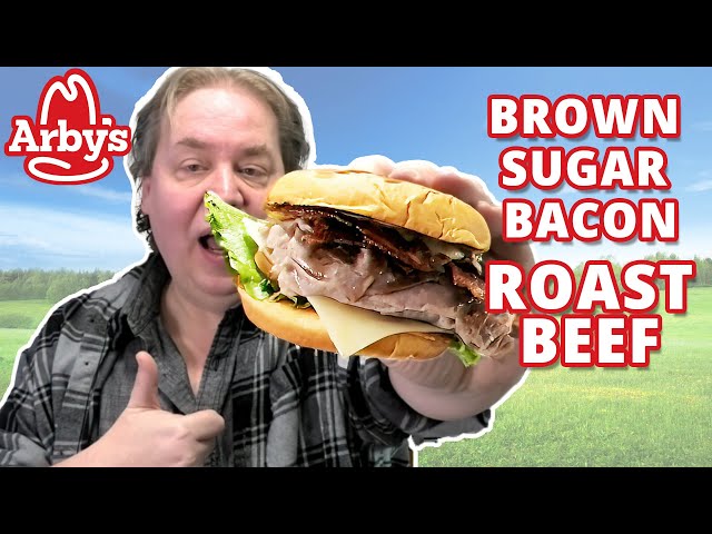 Arby's King's Hawaiian Brown Sugar Bacon Roast Beef Sandwich Review!