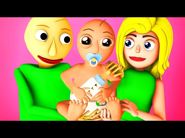 Baldi’s Baby – Baldic (Baldi's Basics Son Girlfriend Baldina 3D Animation)