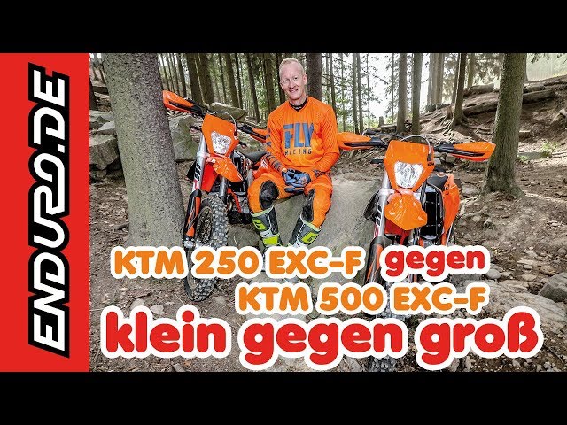 KTM 250 EXC-F vs. 500 EXC-F - welche Enduro ist besser?