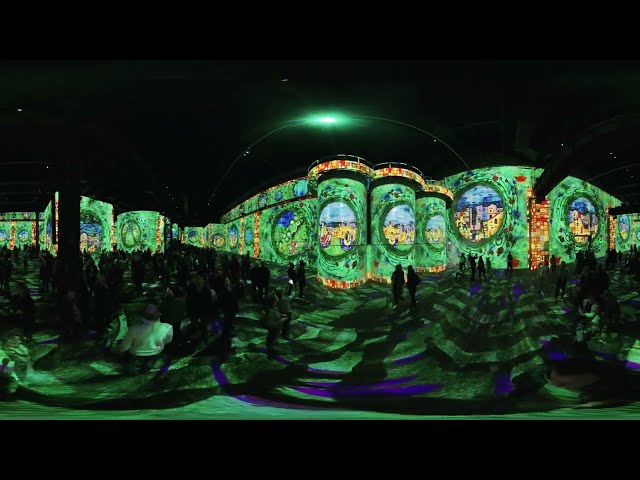 360°Video Phönix des Lumières in Dortmund - "Gustav Klimt - Hundertwasser - Journey"