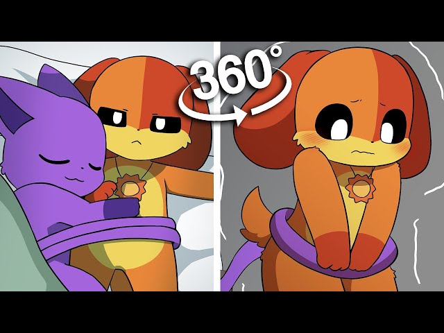 I want to go to the bathroom. (Smiling Critters Cartoon | Poppy Playtime 3 Animation) 360°