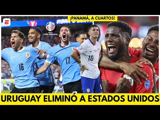 ESTADOS UNIDOS ELIMINADO. Uruguay fue SUPERIOR. PANAMÁ dio la sorpresa y ESTÁ EN 4TOS | Copa América