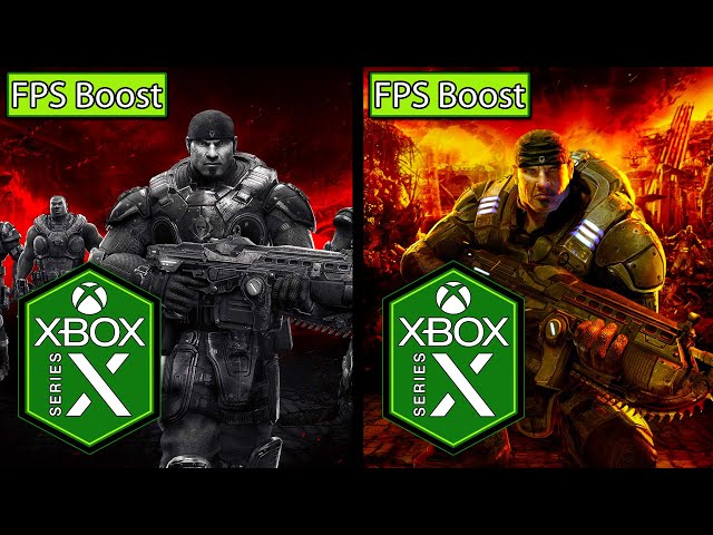 Gears of War Xbox Series X FPS Boost Ultimate Edition vs Classic Comparison