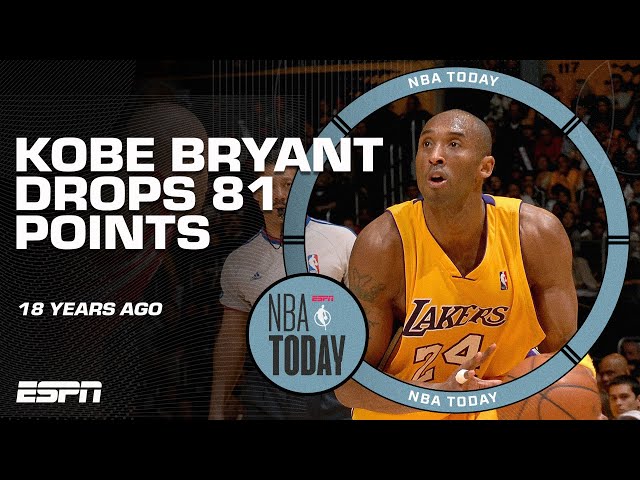 18 YEARS AGO Kobe Bryant dropped 81 POINTS 😮 | ESPN Throwback