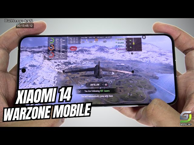 Xiaomi 14 test game Call of Duty Warzone Update | Snapdragon 8 Gen 3