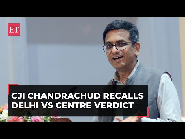 CJI Chandrachud recalls Delhi vs Centre verdict: 'Applied concept of Constitutional morality…'