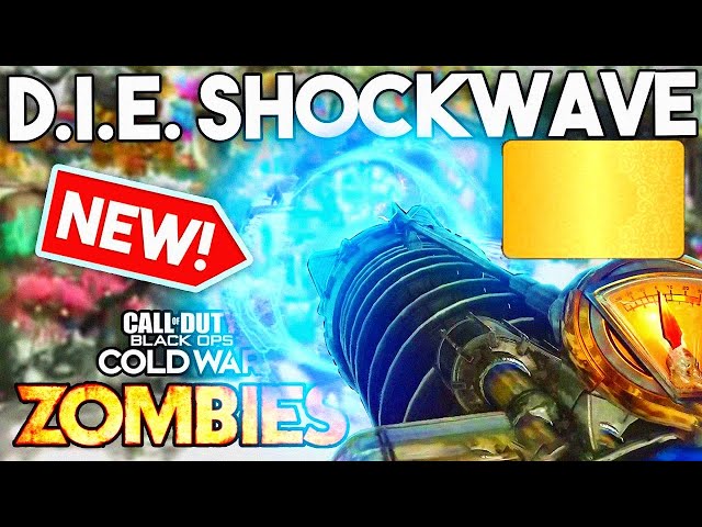 What To Do With Golden Keycard Cold War Zombies! How To Get Free DIE Shockwave gun !