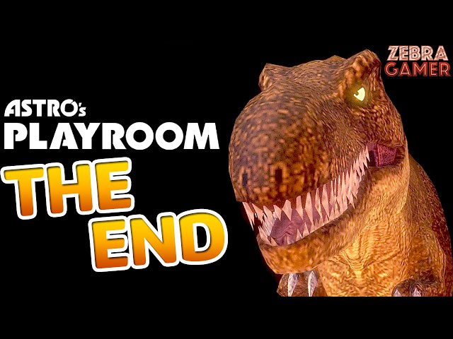 The End! T-Rex Final Boss! - Astro's Playroom Gameplay Walkthrough Part 4 - 1994 Throwback!