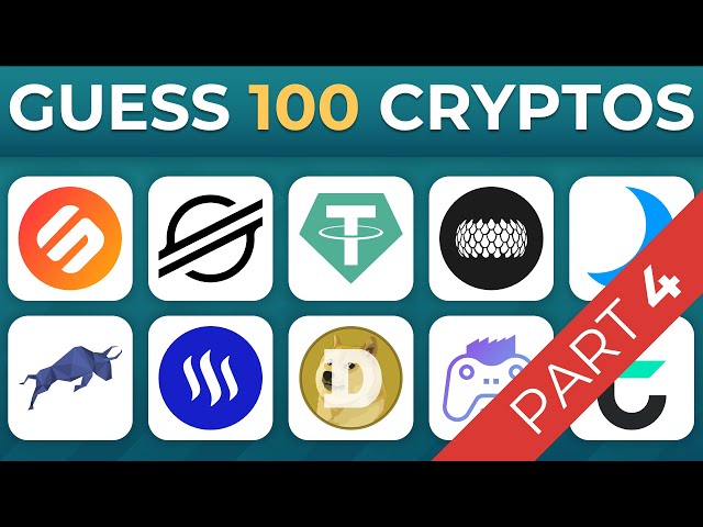 Guess 100 CRYPTOS in 3 Seconds! Part 4 | LOGO QUIZ