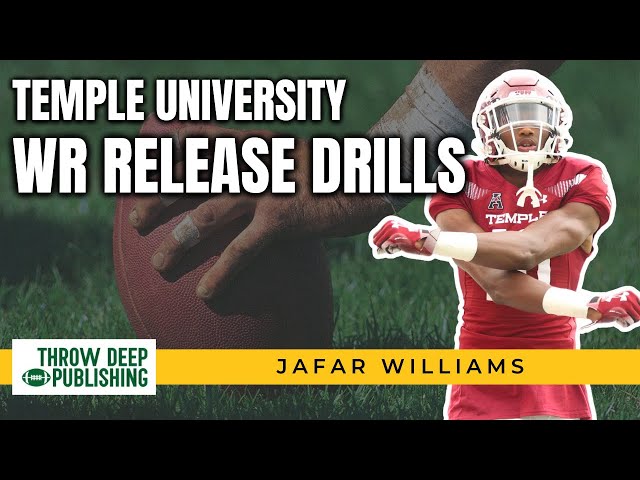 Wide Receiver Release Drills from Temple University
