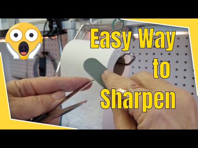 Sharpen Beauty Scissors with a Nail Buffer | Bonika Shears