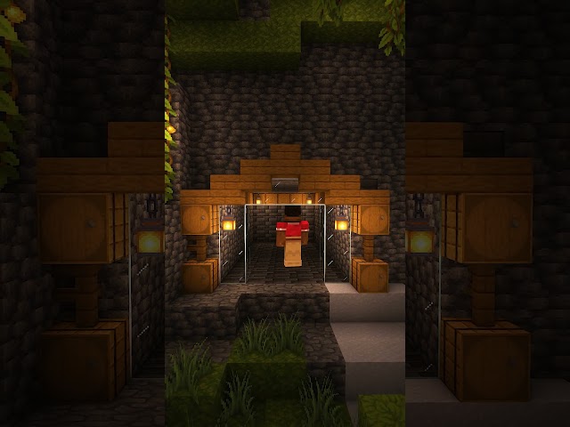 Minecraft Lush Cave House 🏠#shorts