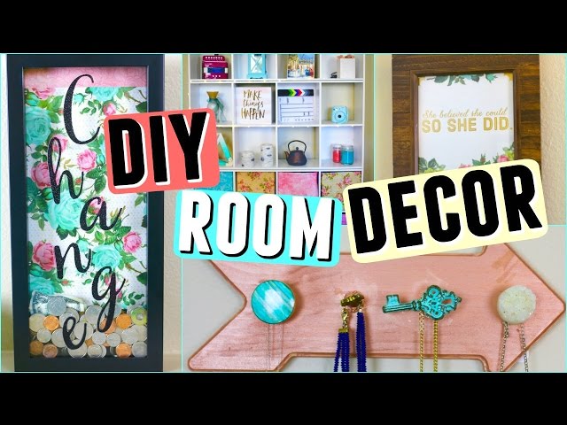DIY ROOM DECOR 2017! DIY Apartment Organization + Decor Ideas on a Budget! || Room Makeover 2017!