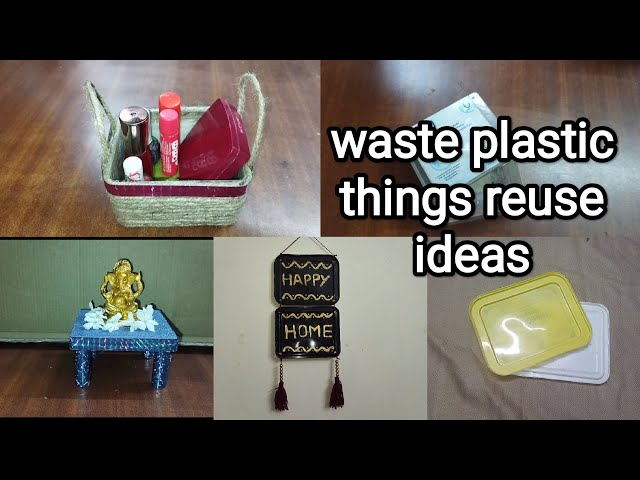 waste plastic things reuse ideas, useful home tips, beautiful viral videos
