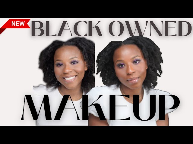 Full Face of NEW Black Owned Makeup You Probably Have Never Heard Of!