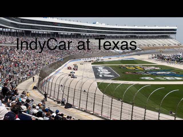 2023 IndyCar race at Texas Motor Speedway highlights from grandstands