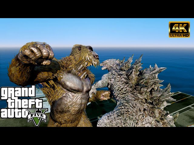 Kong Vs Godzilla Epic Fight ( GTA V Mods )