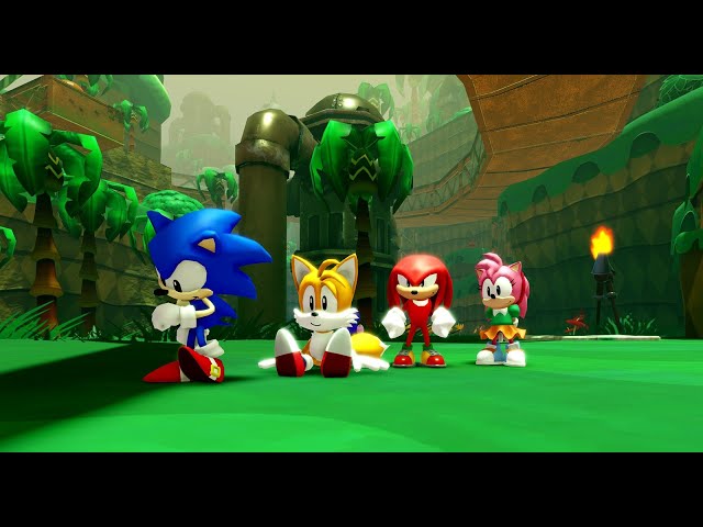 Sonic Speed Simulator:The Classic Gang is complete classic sonic tails knuckles Amy and reskins