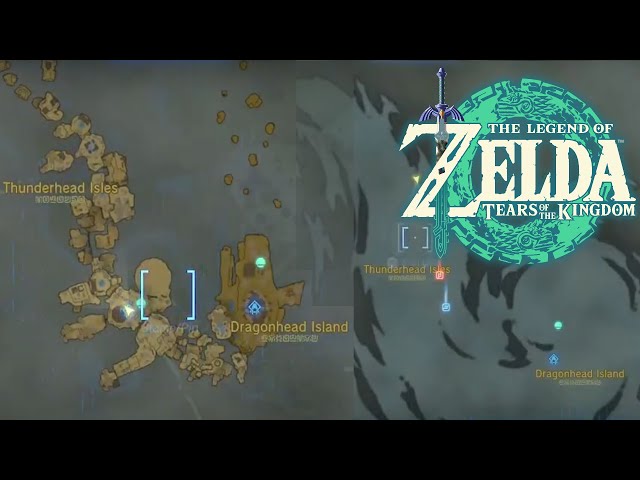 REMOVE Storm on Thunderhead Isles / Dragonhead Island | Zelda: Tears of the Kingdom